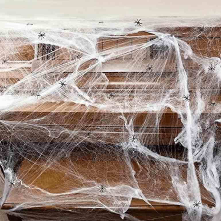Como fazer teia de aranha 