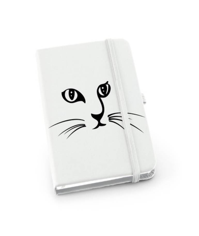 Capa de caderno gato