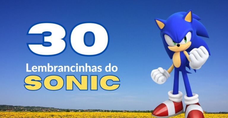 lembranças do sonic