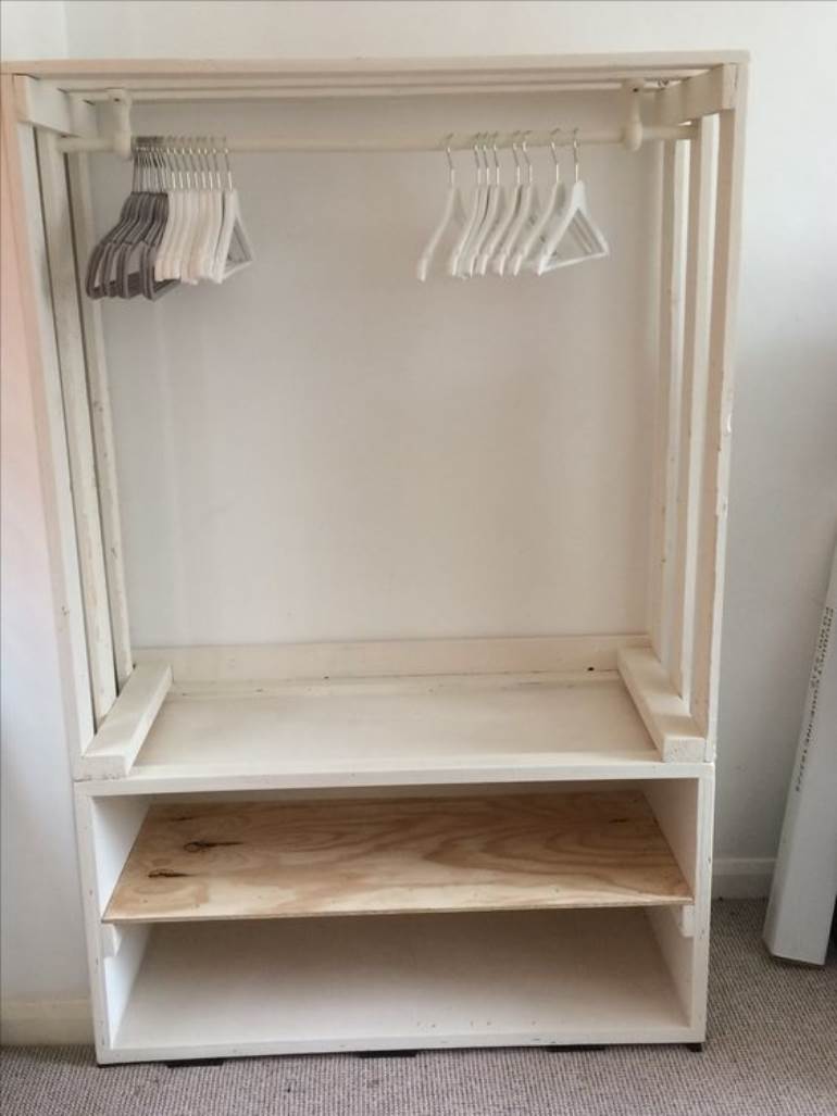 armário de madeira clara