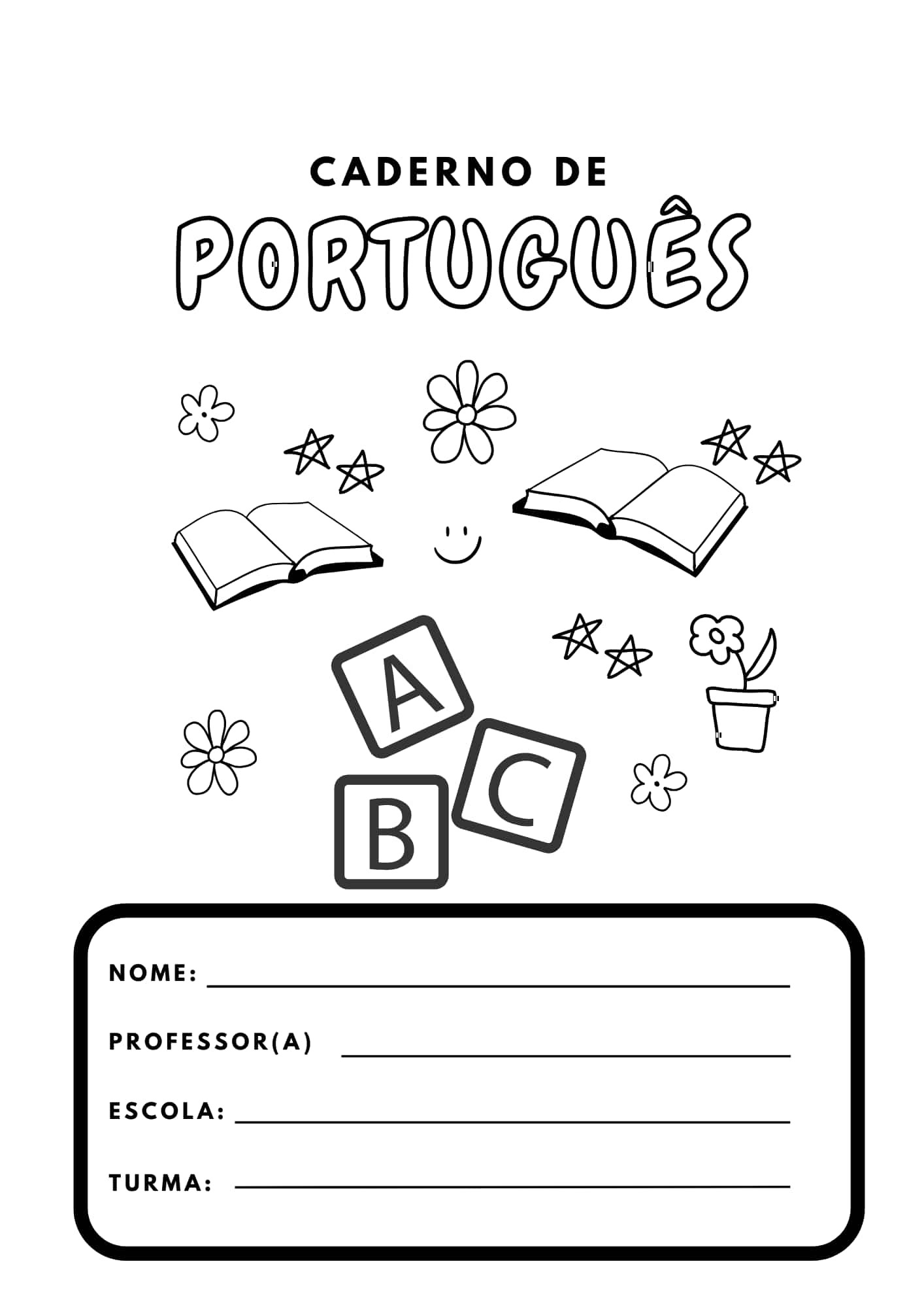Abertura de cadernos de portugues