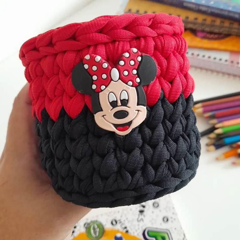 Cachepô de Minnie 