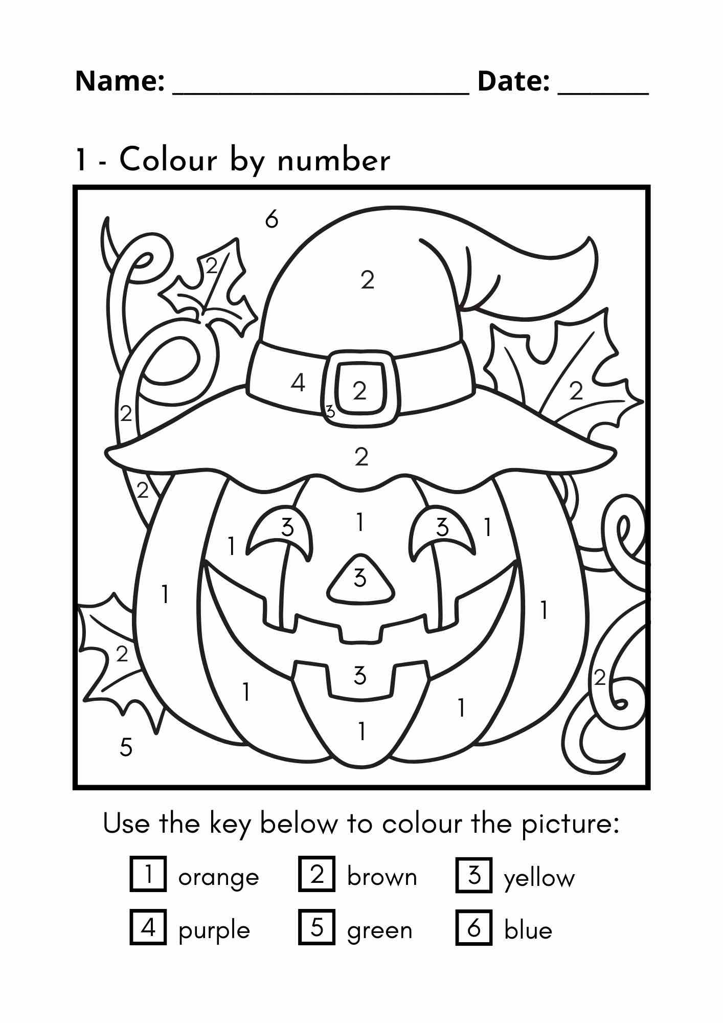 atividades de halloween para crianças