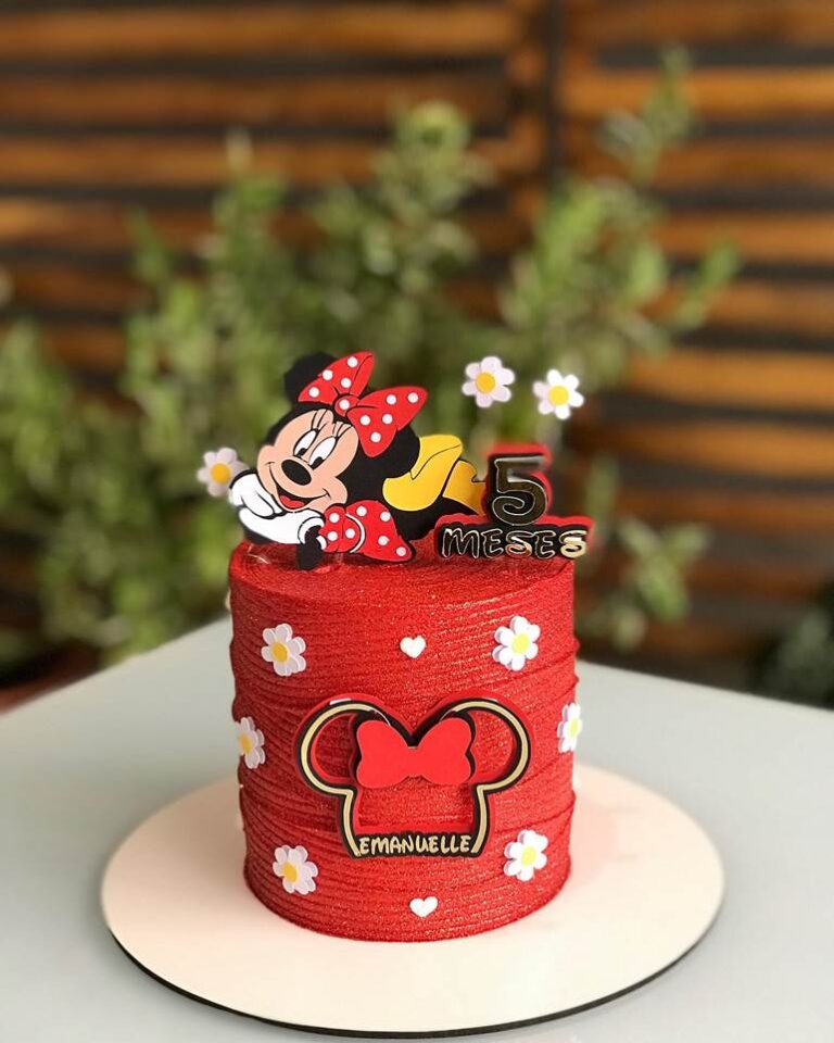 Bolo da Minnie: 80 modelos e tendências para para uma festa ...