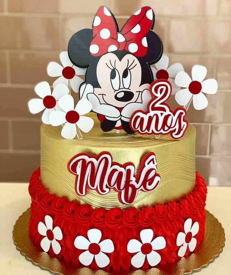 Bolo da Minnie: 80 modelos e tendências para para uma festa ...