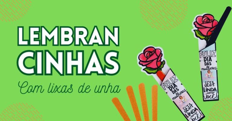 lembrancinhas feitas com lixas de unha