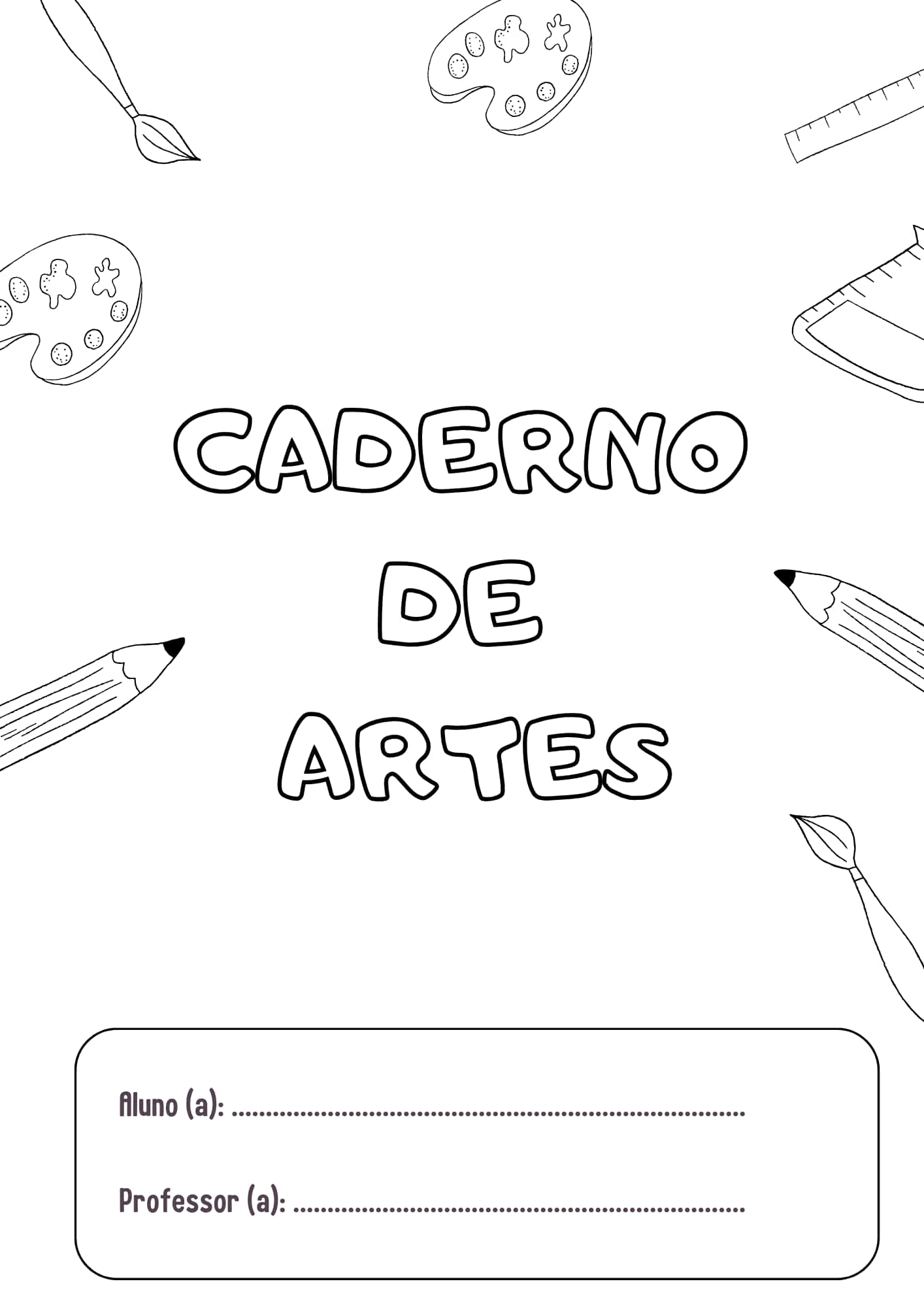 Abertura de cadernos para imprimir