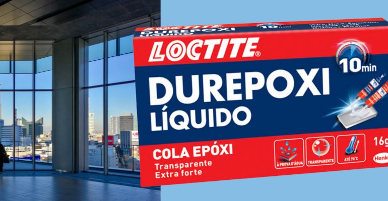como colar vidro com aluminio