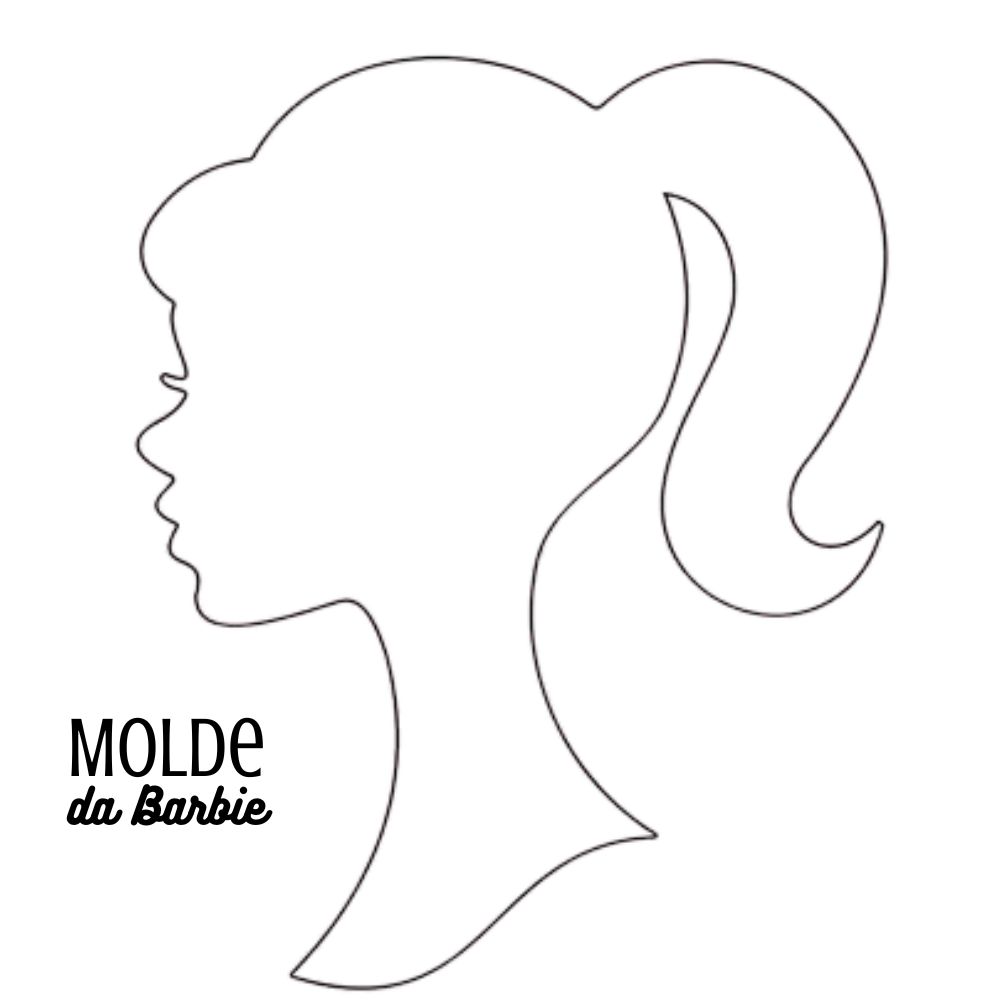 molde barbie perfil
