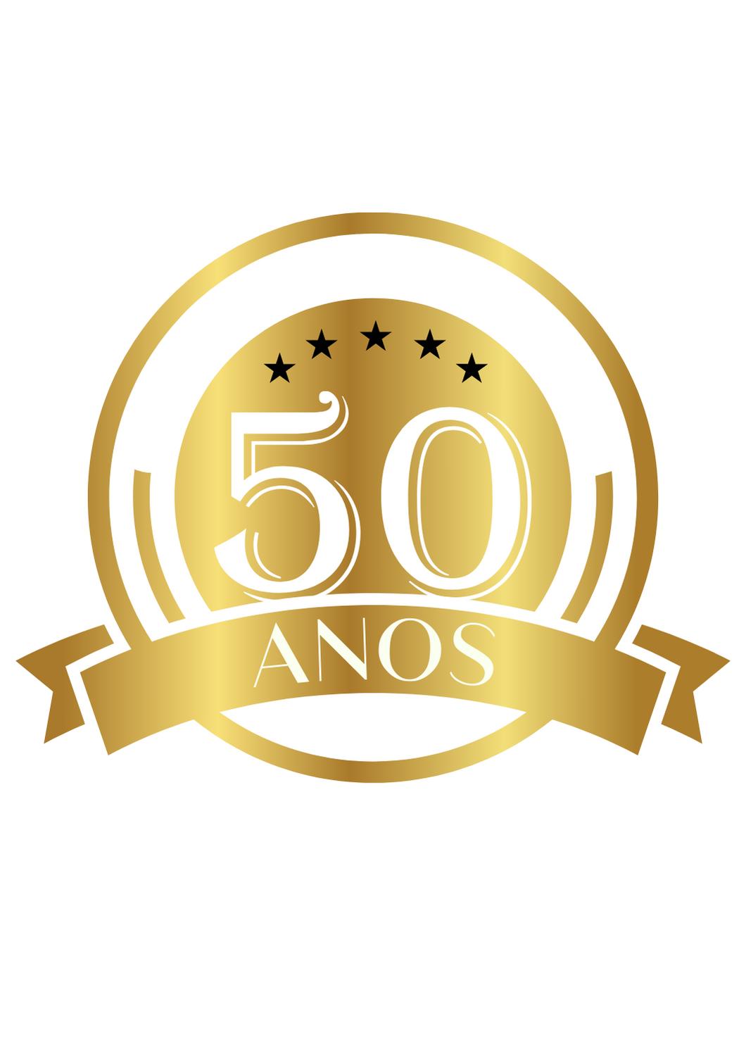 topo de bolo 50 anos para imprimir