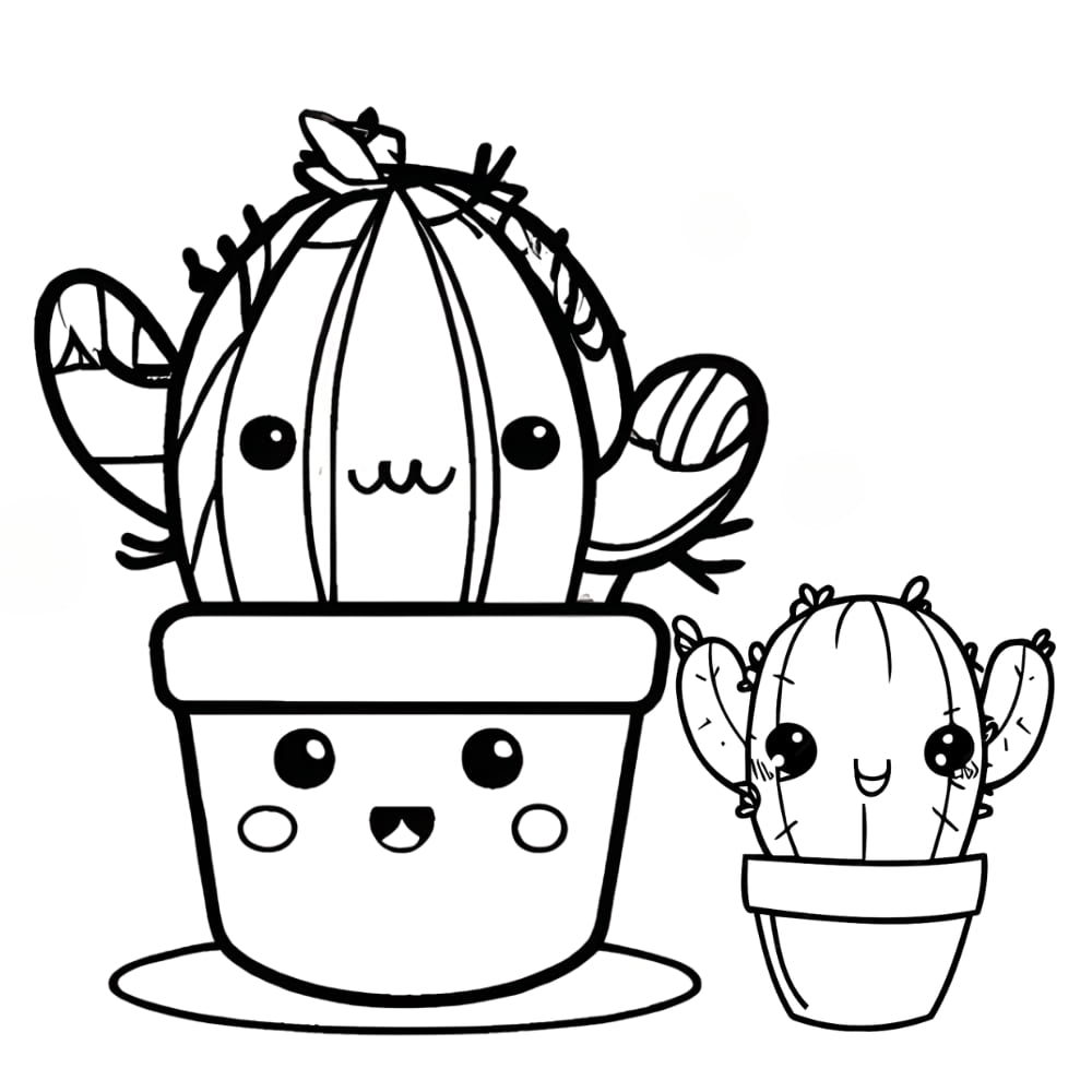 imagem de cacto em desenho