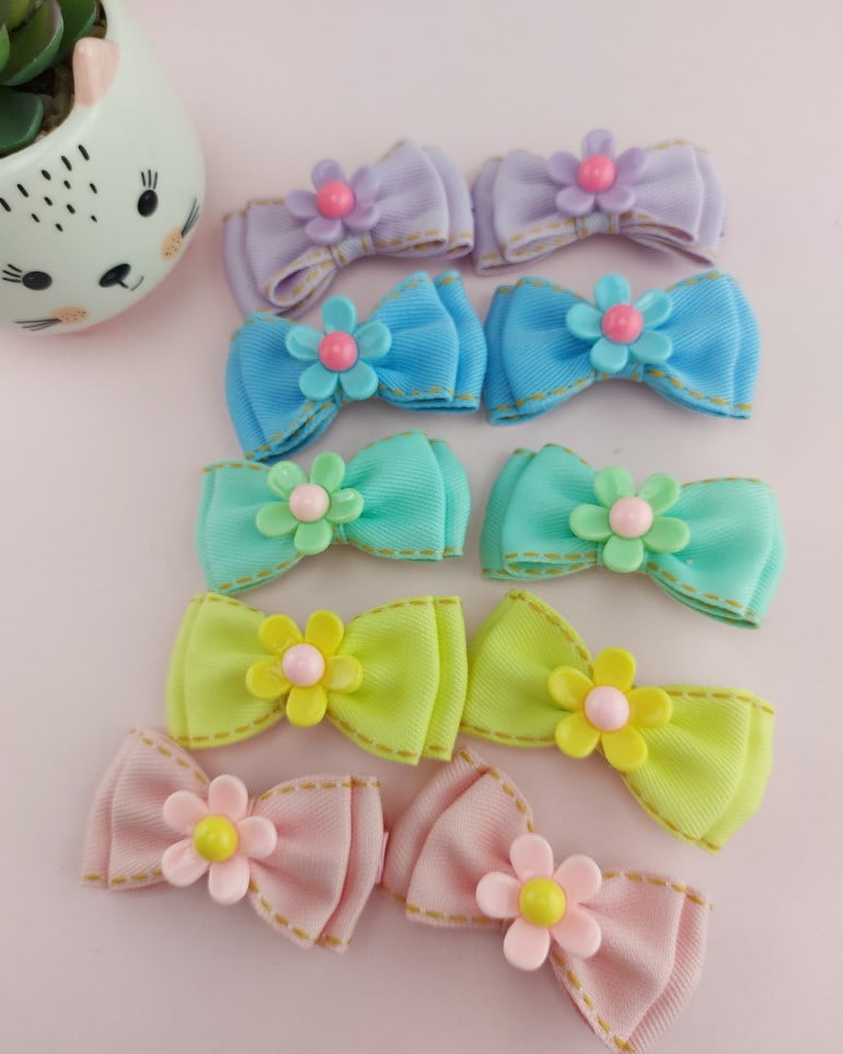 Laços para recém nascido com velcro