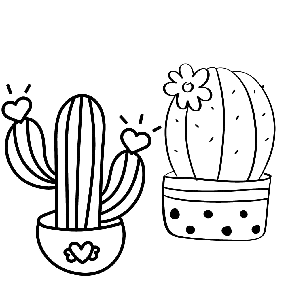 desenho cacto nordestino