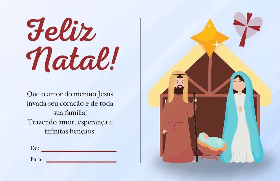 cartaozinho de natal religioso