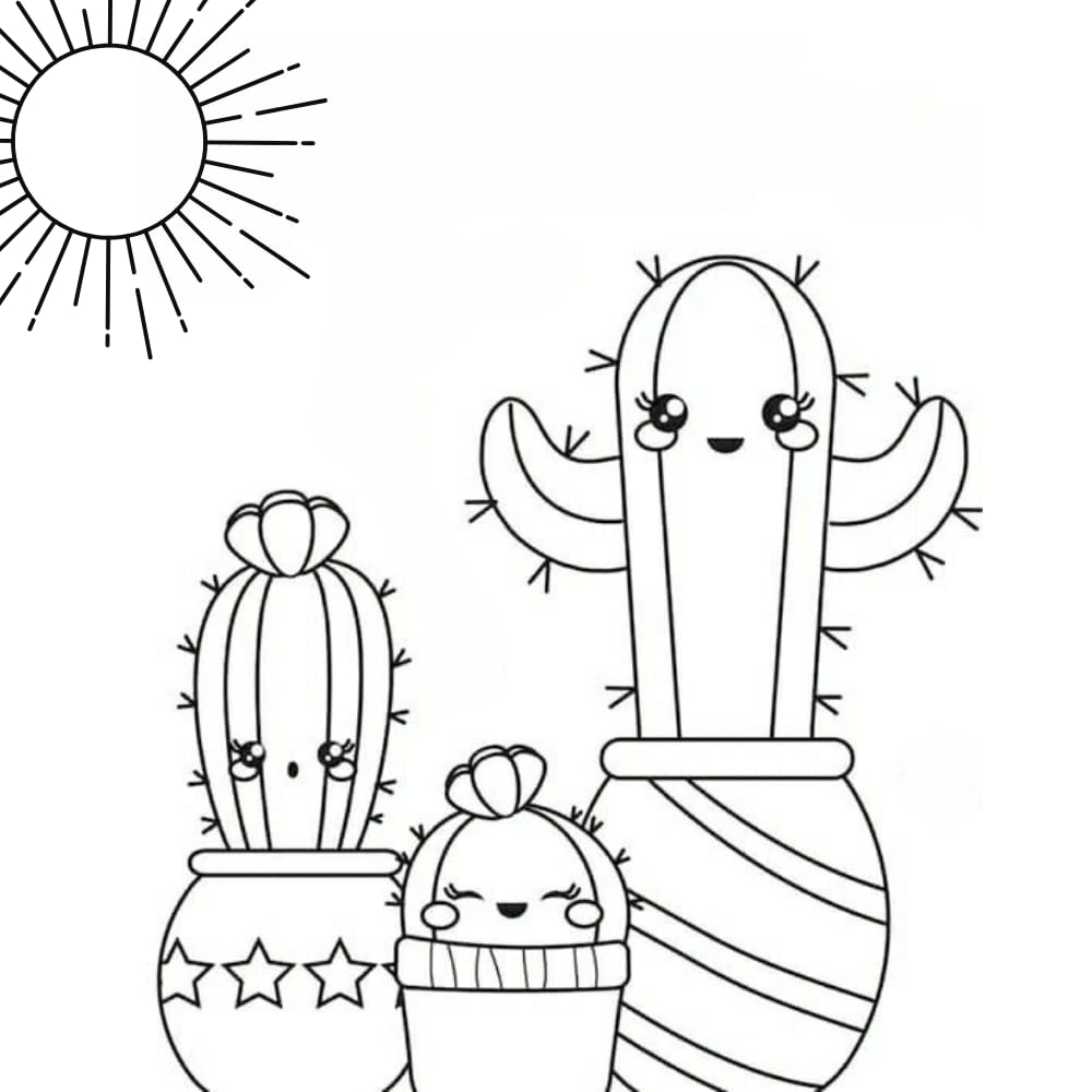 Plantas fofas kawaii