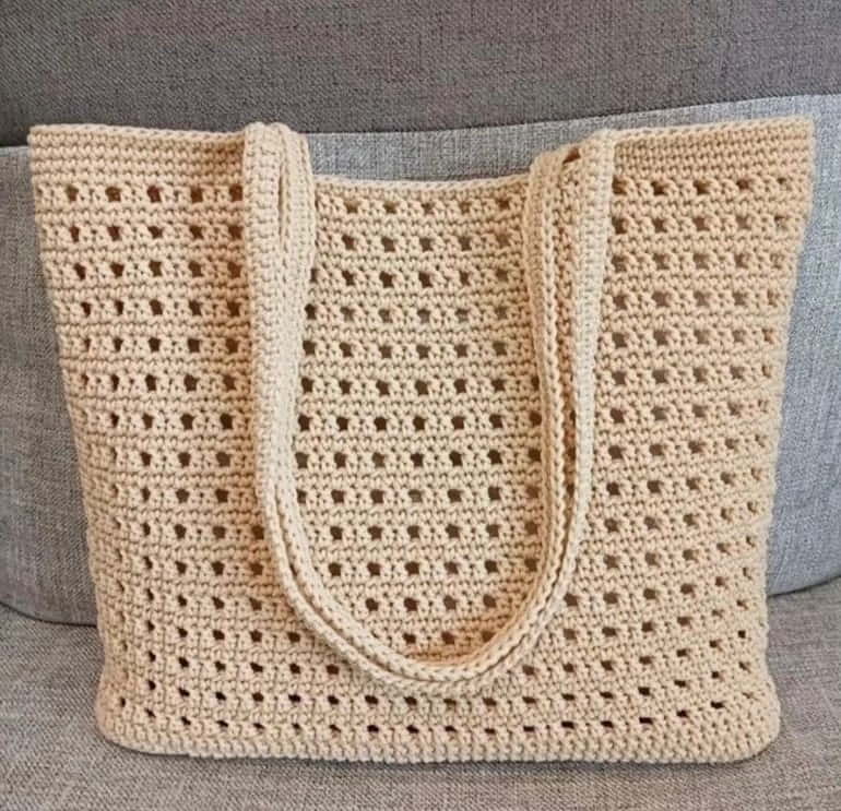 alça de crochê para bolsa sacola