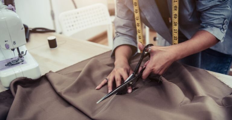 artesa com tecido na mao