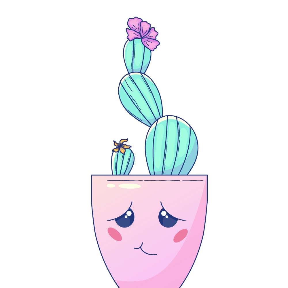 cacto kawaii