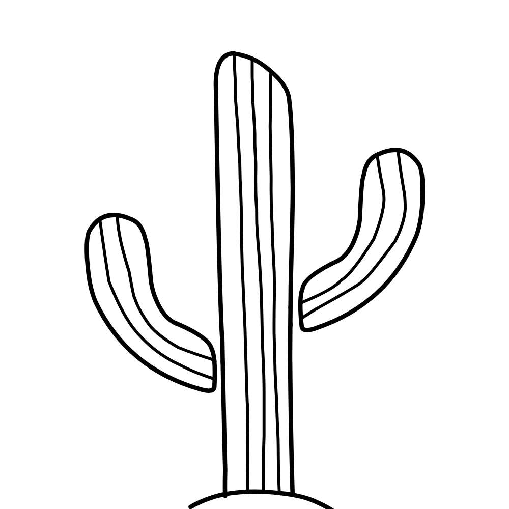 desenho de um cacto