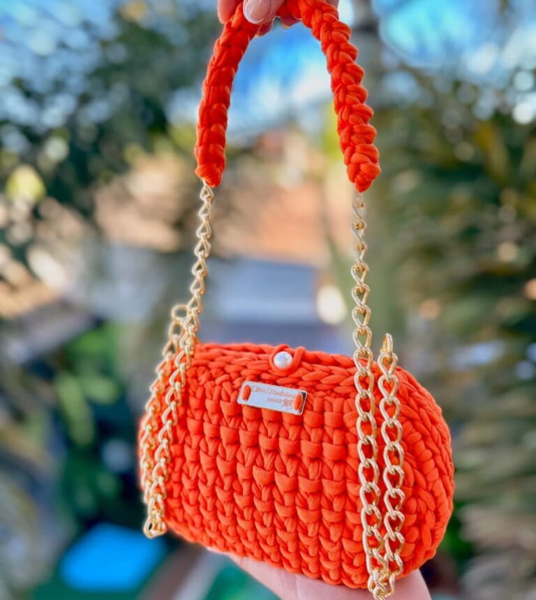 Alça para bolsa de crochê: como fazer, ideias e inspirações ...