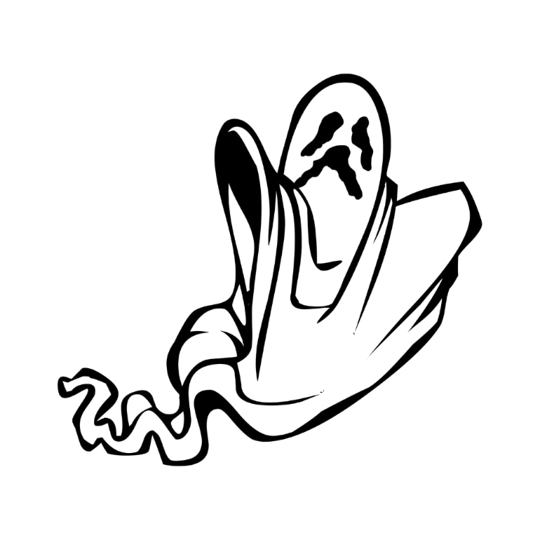 desenho de fantasma
