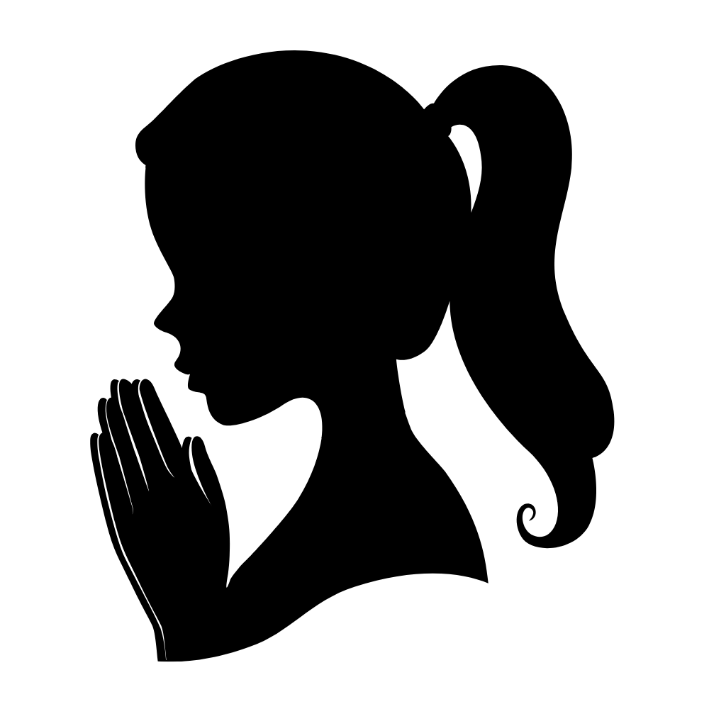 mulher orando