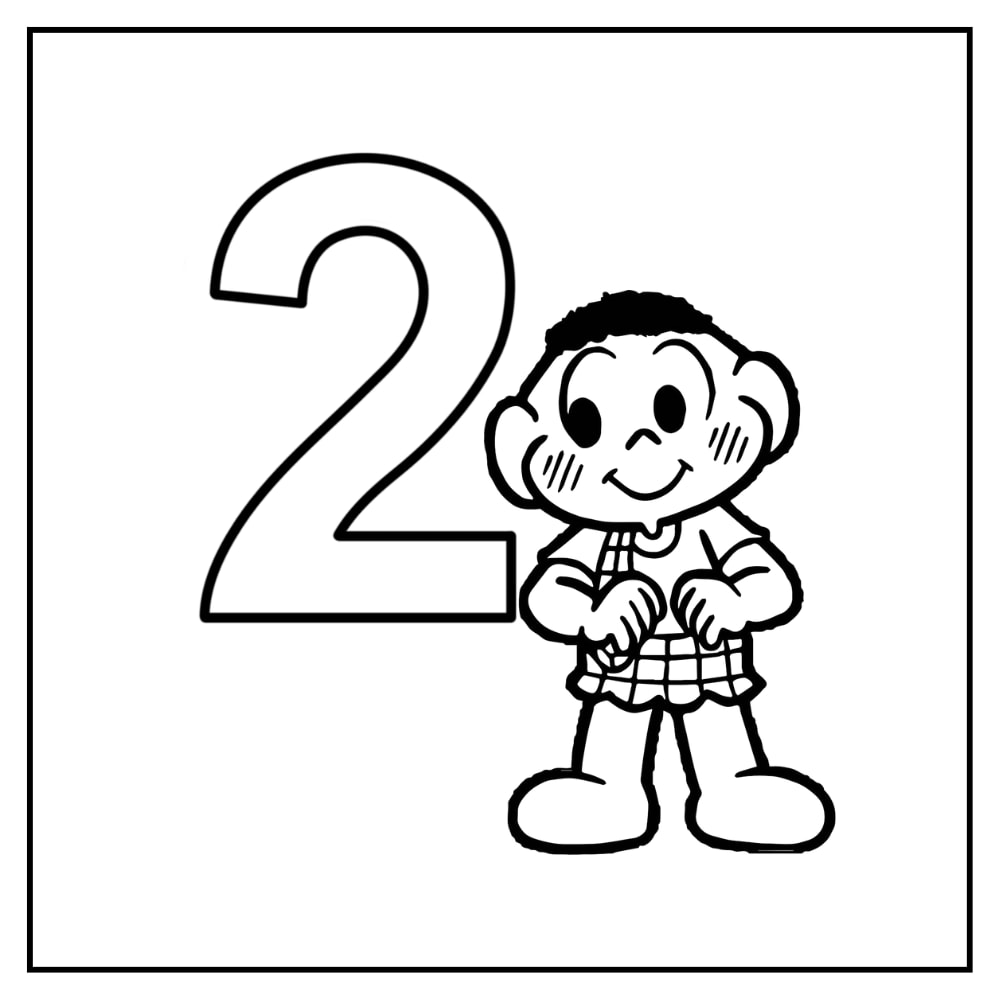 numerais para pintar