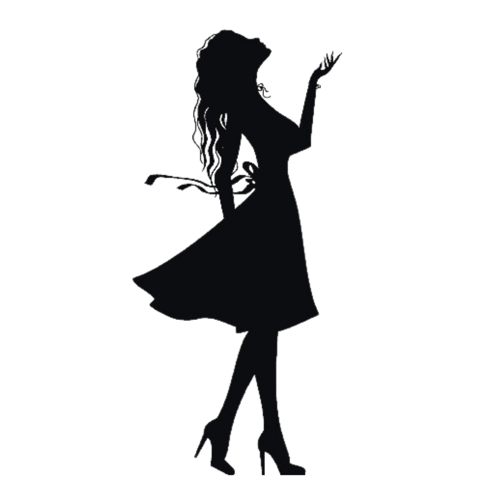 mulher de vestido e salto