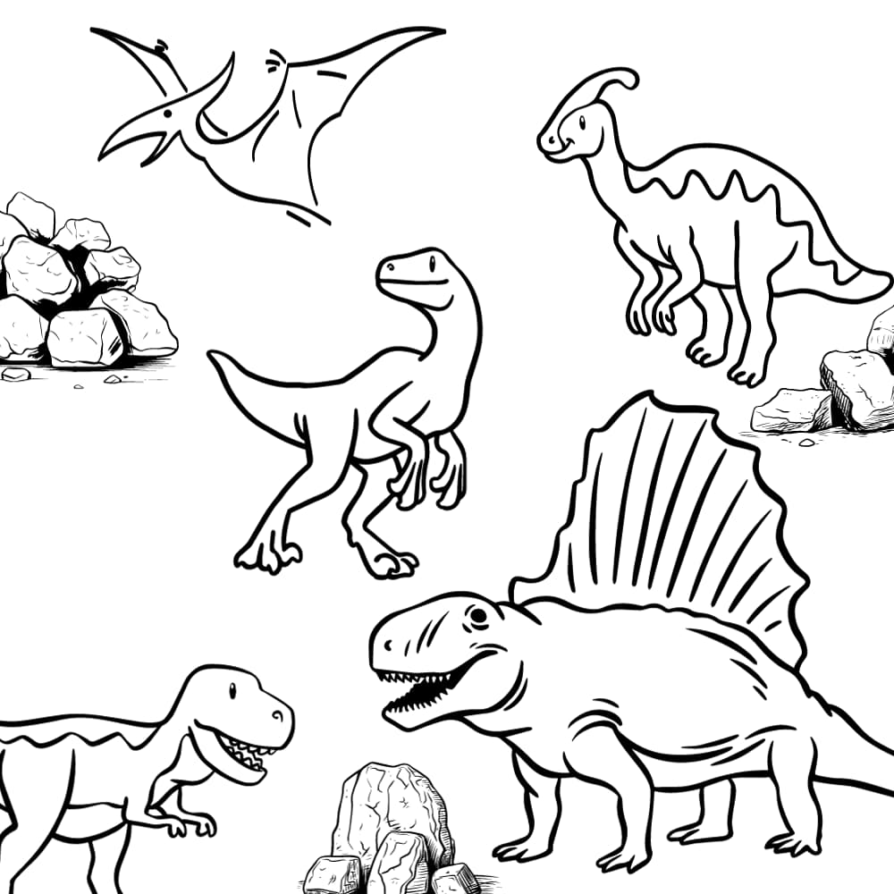 desenhos de dinossauros