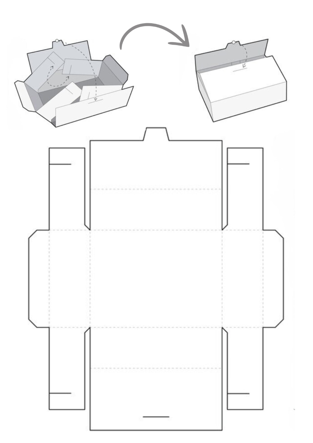 molde de caixa retangular pequena