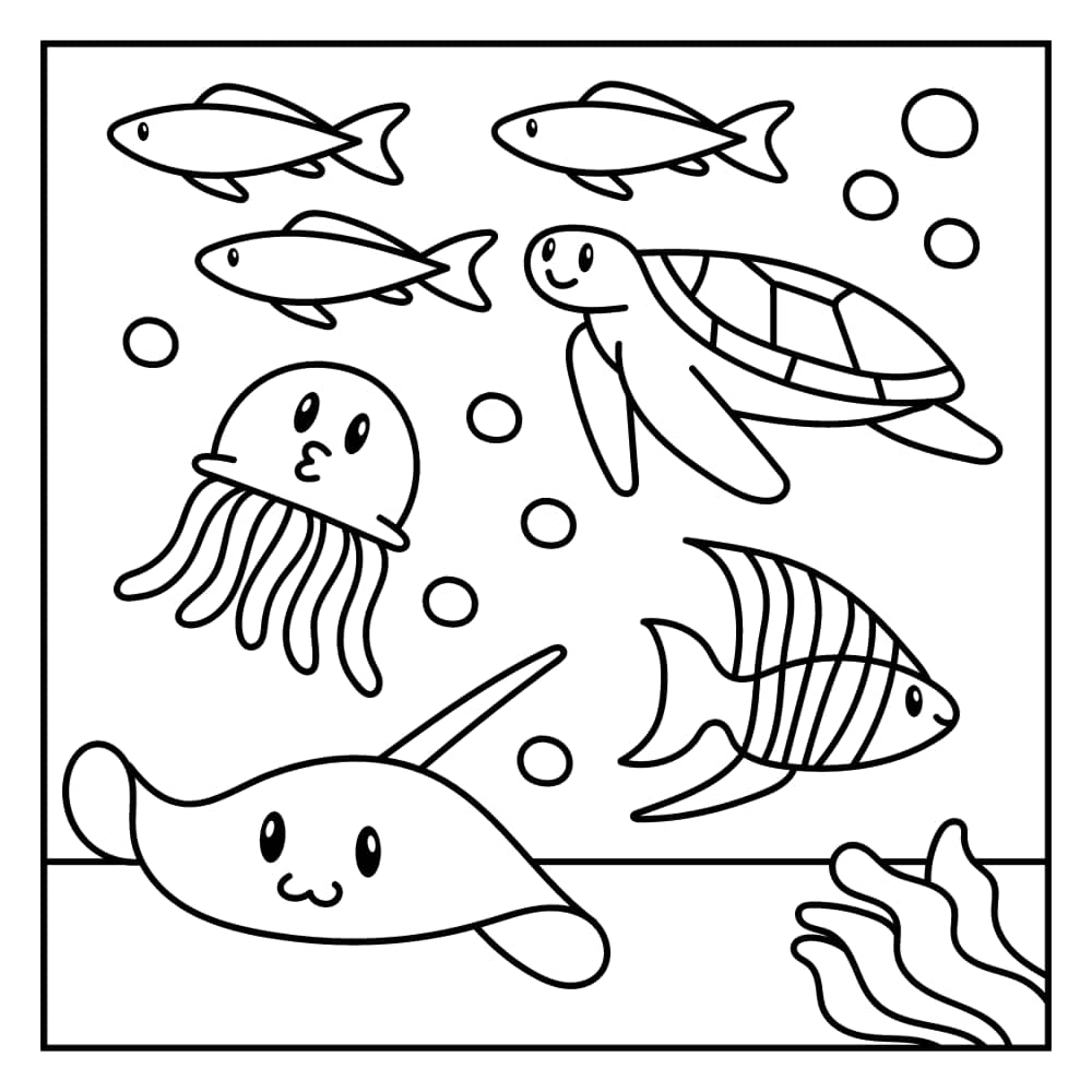 animais do fundo do mar