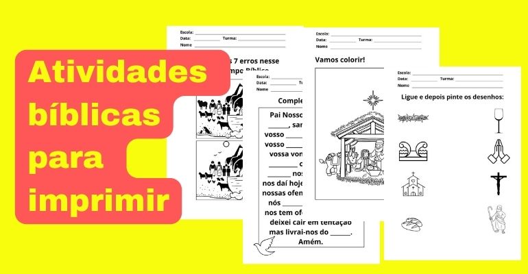 atividade biblicas para imprimir em pdf