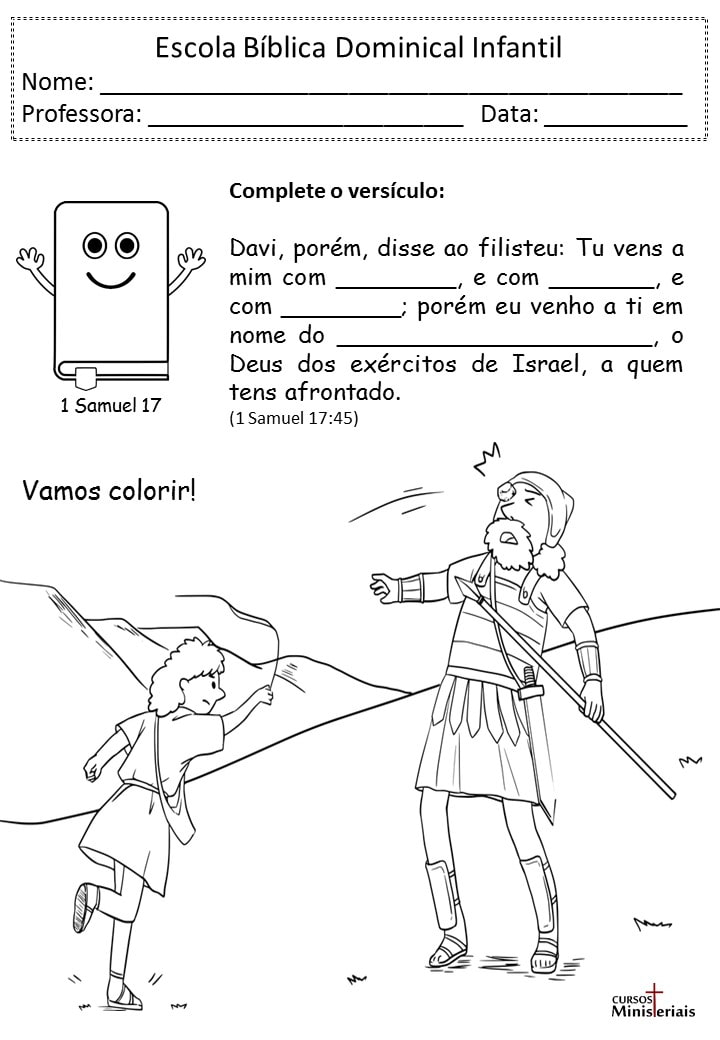 Atividades bíblicas para imprimir