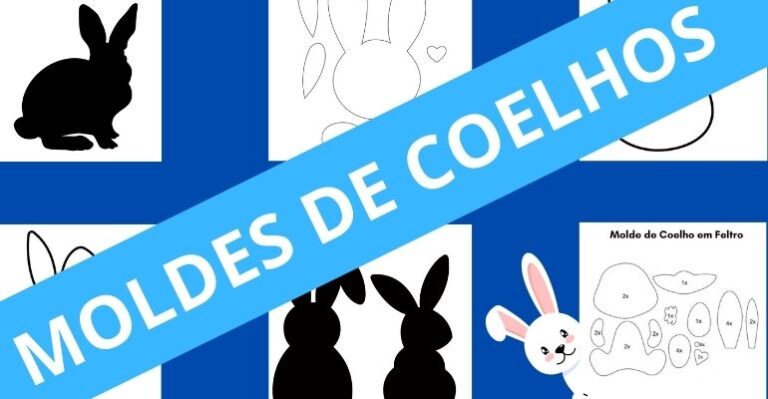 moldes de coelhos em pdf