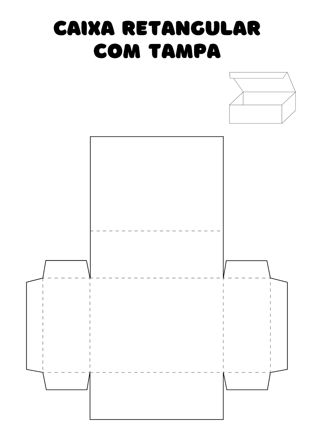 molde de caixa retangular com tampa