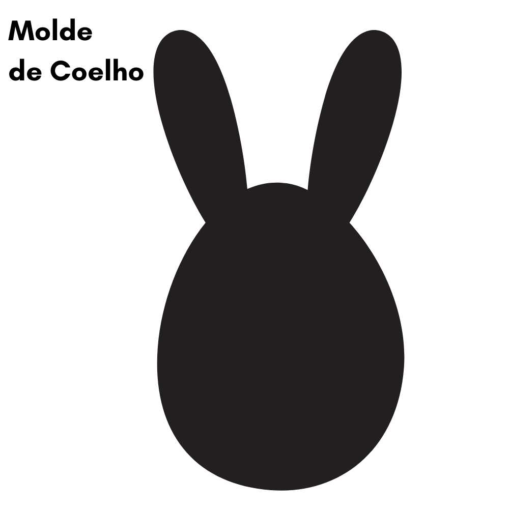 molde de cabeça de coelho 