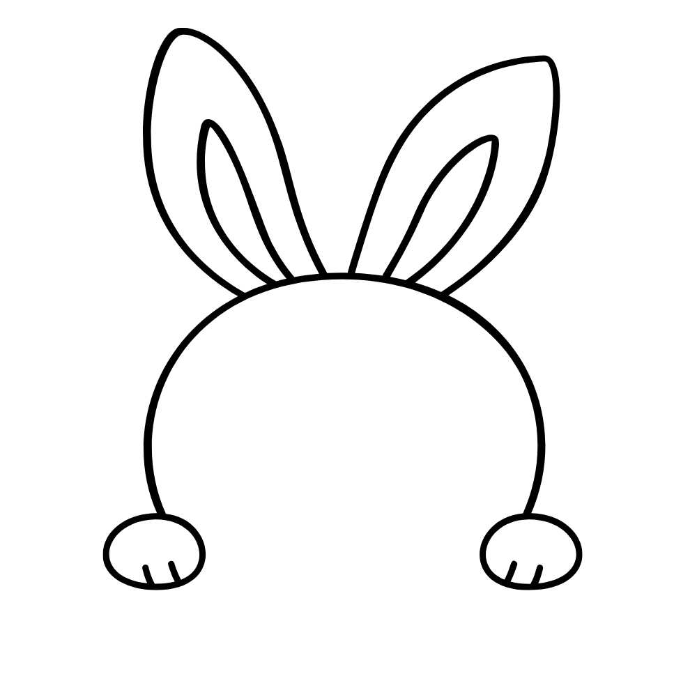 molde de coelho rosto