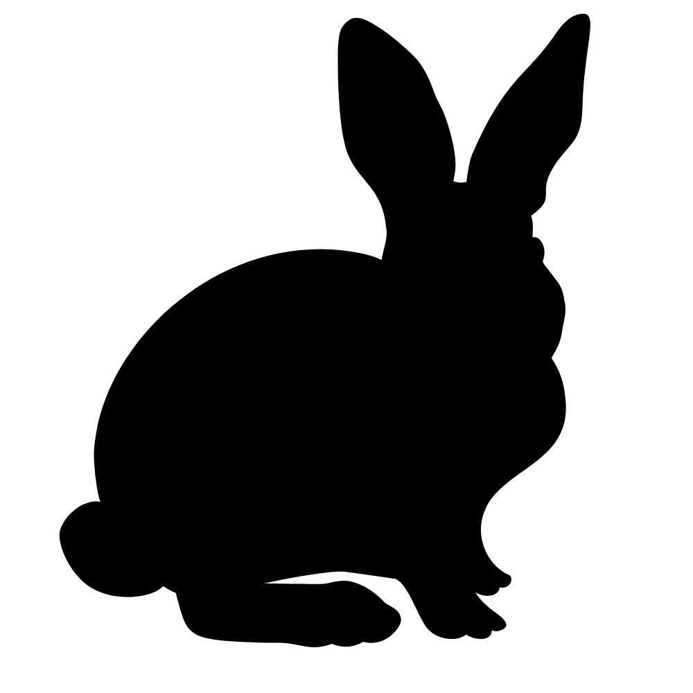 molde de coelho para imprimir