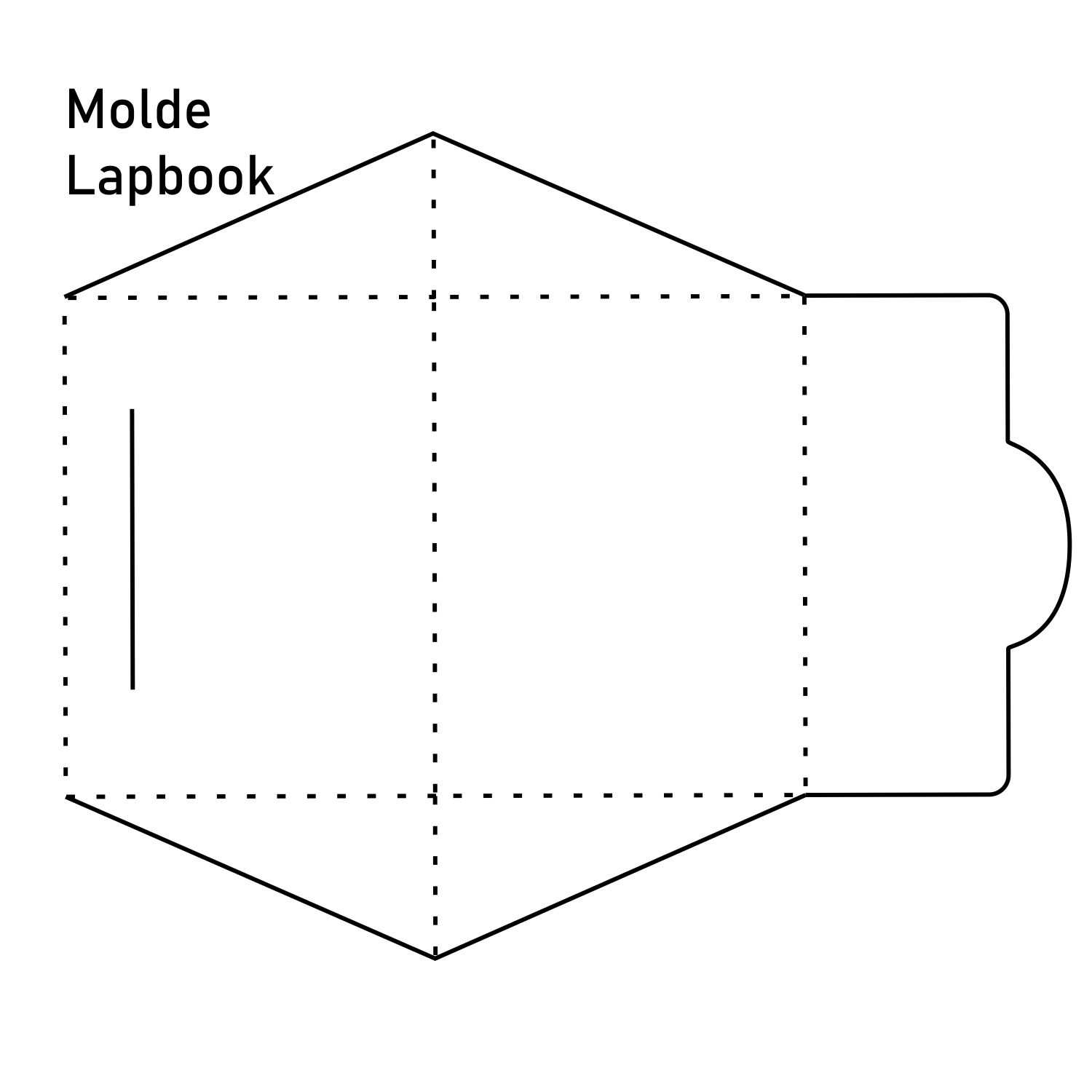 molde de lapbook para imprimir