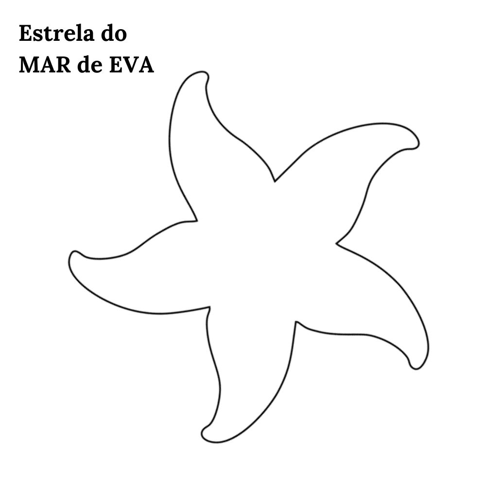 molde estrela do mar