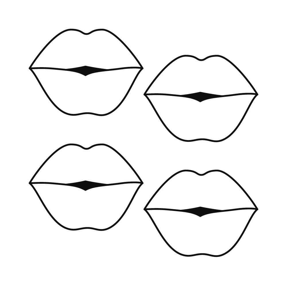 Molde de boca em eva