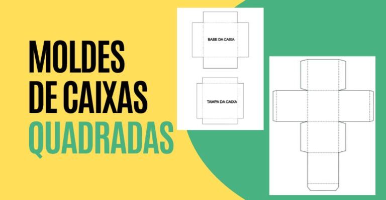 molde de caixa quadrada