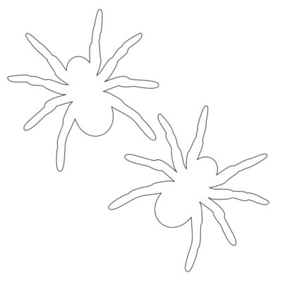 Molde aranha para imprimir tamanhos pequeno e grande - Artesanato Passo ...