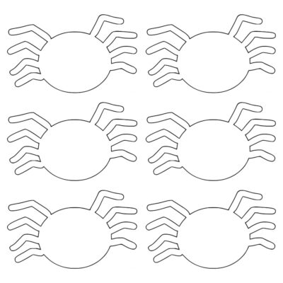 Molde aranha para imprimir tamanhos pequeno e grande - Artesanato Passo ...