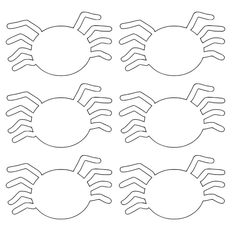 Molde aranha para imprimir tamanhos pequeno e grande - Artesanato Passo ...