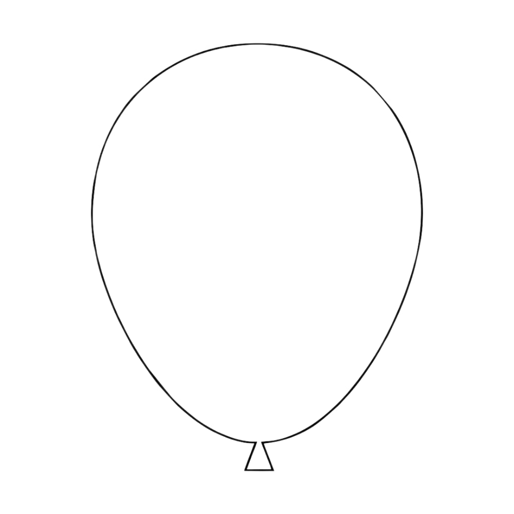 molde balão de festa