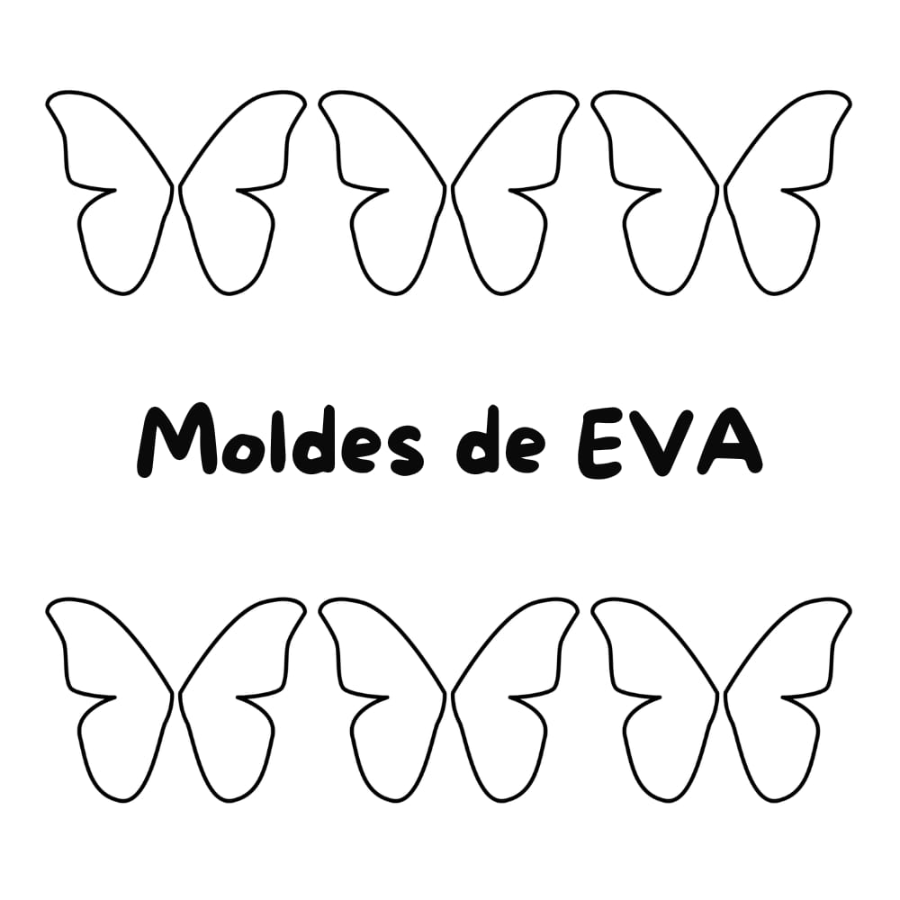 molde borboletinha 