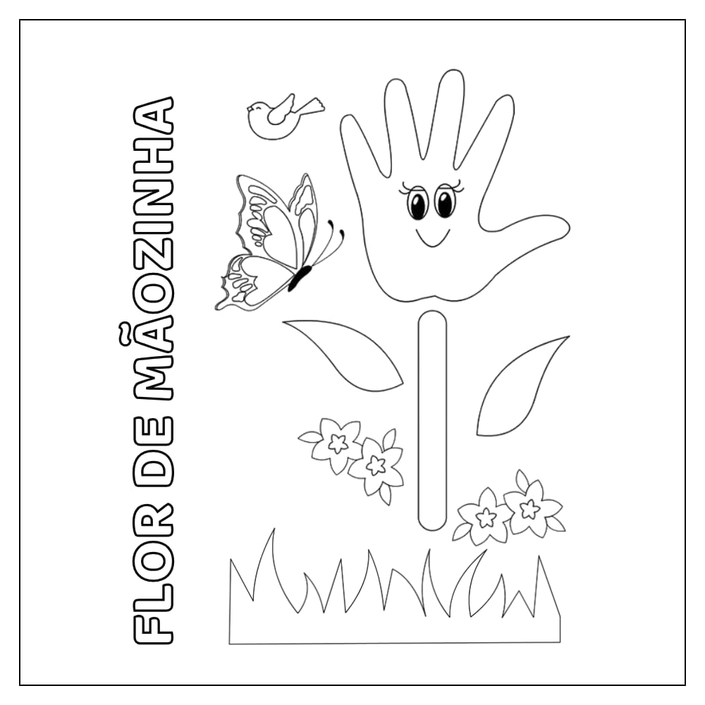 molde flor de maozinha