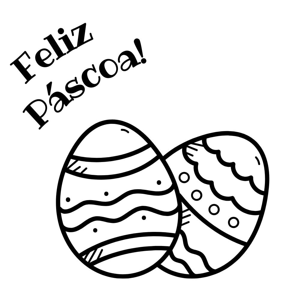 desenhos de ovo de páscoa
