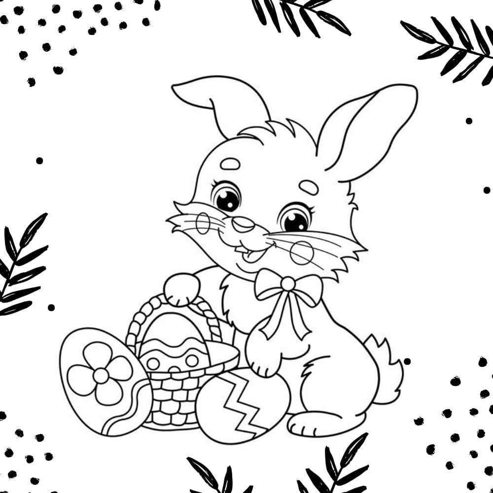 desenhos de coelho da páscoa 